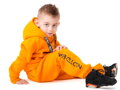 Detská tepláková súprava VSB KIDS oranžová