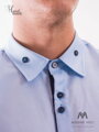 Športová bledomodrá pánska košeľa  VS-PK1718