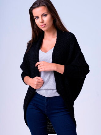 Dámsky pletený sveter GABI v čiernej farbe