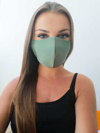 Športová ochranná maska Army zelená