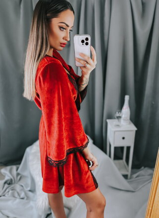 Luxusný pyžamový set JANNYS VSB22 red