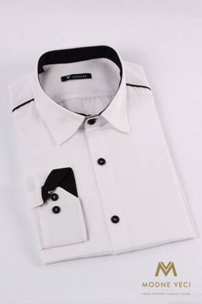 Biela pánska košeľa VS-PK-1732